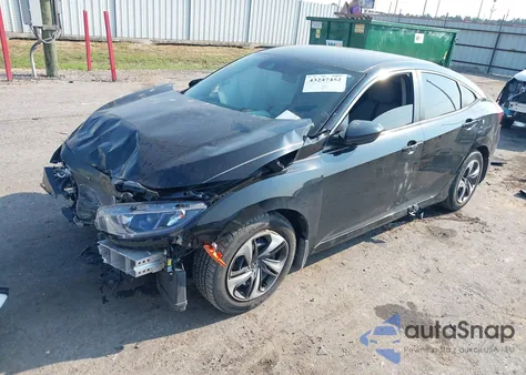 2019 Honda Civic Lx from USA, damaged, VIN 19XFC2F62KE003646
